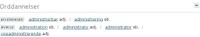 administrere, orddannelse