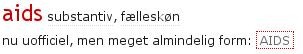 aids, ordformer